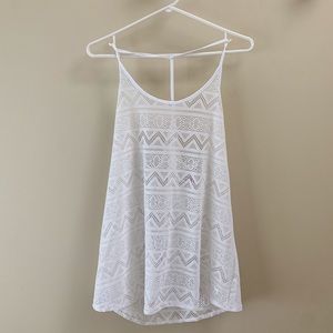Victoria’s Secret White Bathing Suit Coverup